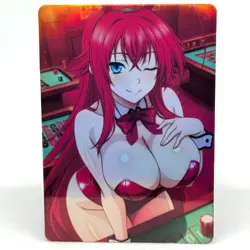 High School DxD Rias Gremory Goddess Anime Waifu ACG Foil Card - Image 1