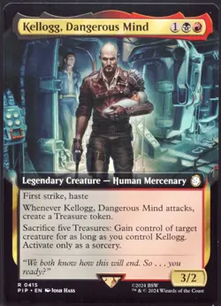 Kellogg, Dangerous Mind - 415 Extended Not Foil MTG Fallout - Image 1