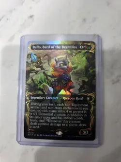 MTG Bello, Bard of the Brambles 0101 Raised Foil Borderless Bloomburrow Magic NM - Image 1