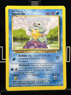 Squirtle 95/110 Regular Vintage WOTC Legendary Collection Pokemon Card - Image 3