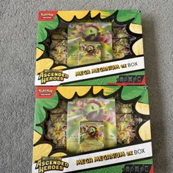 Pokemon TCG Mega Evolution Ascended Heroes Mega Meganium Ex Box Brand New Sealed - Image 1