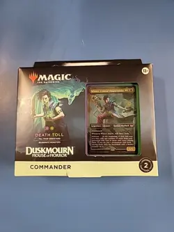 MTG Magic the Gathering Duskmourn: House of Horror Death Toll Commander Deck - Image 1