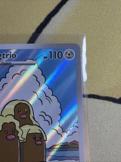 2024 Pokemon Surging Sparks Alolan Dugtrio 208/191 Illustration Rare - Image 3