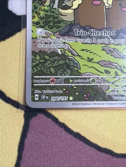 2024 Pokemon Surging Sparks Alolan Dugtrio 208/191 Illustration Rare - Image 5