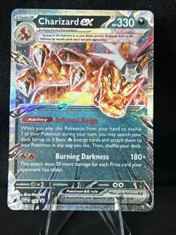 Pokemon TCG Charizard ex SVP 196 Scarlet & Violet Promo Holo 330 HP English - Image 1