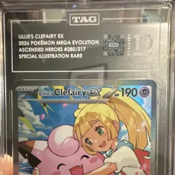 Lillie's Clefairy ex Sv09 Journey Together SIR Holo #280/217 TAG 10 2026 - Image 2