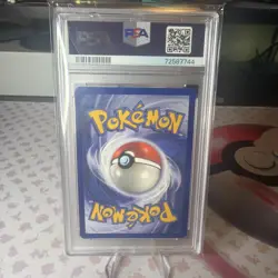 1999 Pokemon Base Set Unlimited HITMONCHAN Holo PSA 8 (3956) 7/102 - Image 2
