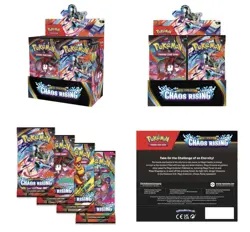 MEGA EVOLUTION CHAOS RISING BOOSTER DISPLAY BOX PRESALE POKEMON CENTER 36 PACKS - Image 1