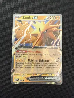 Pokemon 151 ENGLISH - ZAPDOS EX - BLACK STAR PROMO - SVP 049 - NM/M - Image 1