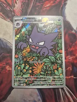 Haunter 027 Me: Mega Evolution Black Star Promo Holo Full Art Pokemon - NM - Image 1