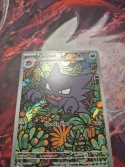 Haunter 027 Me: Mega Evolution Black Star Promo Holo Full Art Pokemon - NM - Image 2