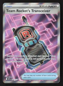 Team Rocket's Transceiver Ultra Rare Holo ASC 263/217 NM Pokemon TCG - Image 1