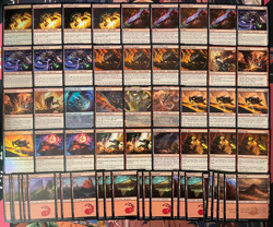 MTG - STANDARD RED ROBOT AGGRO DECK - RUST HARVESTER, MEMORIAL VAULT, ARTIFACT - Image 1