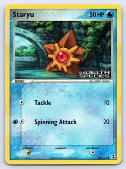 STARYU 84/113 COMMON DELTA SPECIES POKEMON REVERSE HOLO MP - Image 1