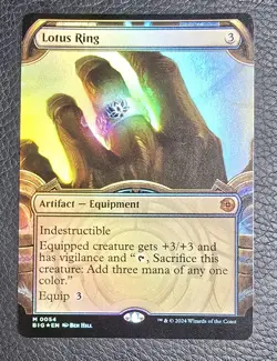 Lotus Ring (Showcase) Outlaws of Thunder Junction: the Big Score Raised Foil MTG - Image 1