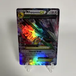 Pokemon M Rayquaza EX Full Art Ultra Rare Holo 76/108 Roaring Skies 220 HP - Image 1