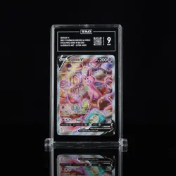 2021 Pokemon SWSH Evolving Skies 180/203 Espeon V Alt Art UR TAG 9 (940) - Image 1