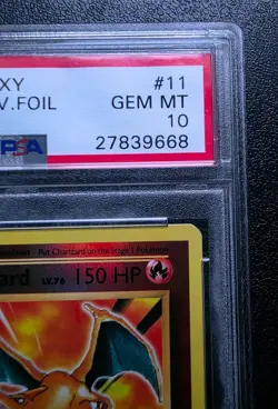 2016 POKEMON XY EVOLUTIONS #11 CHARIZARD-REVERSE FOIL PSA 10 - Image 2