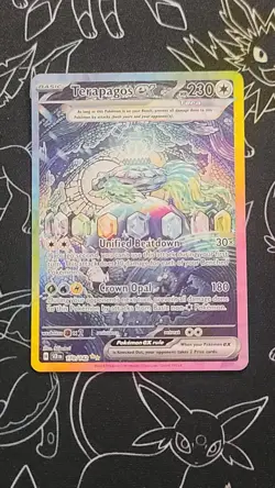 Terapagos ex 170/142 Sv07: Stellar Crown Special Illustration Rare Pokemon LP - Image 1