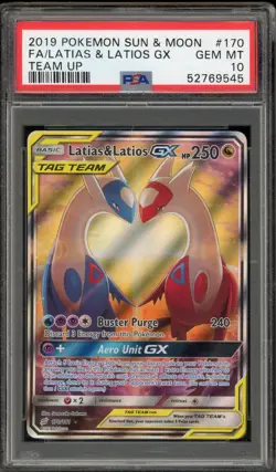 Pokemon Latias & Latios GX Team Up Full Alt Art #170 PSA 10 Gem Mint - Image 1
