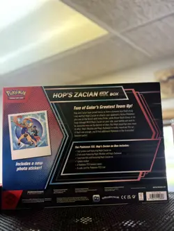 Pokemon TCG Hop's Zacian ex Boxes-Sealed New W/ Promos + 4 Booster Packs In Each - Image 2