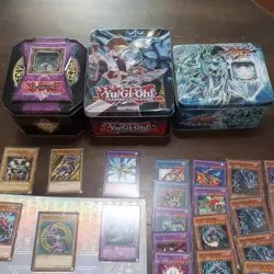 Yu-Gi-Oh! mix tin and dates etc plus binder! and tins - Image 1