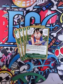 One Piece - 4x OP13-040 I Know You're Strong... So I'll Go All Out from the.. R - Image 2