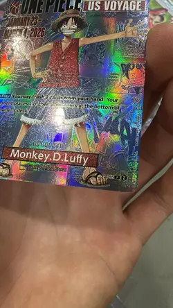 Bandai One Piece Monkey D. Luffy College Basketball US Voyage Stamped P055 - Image 3