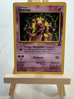Mewtwo Black Star Promo 14 WOTC Pokemon Card 1999 Rare Vintage English Rare (NH) - Image 2