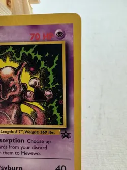 Mewtwo Black Star Promo 14 WOTC Pokemon Card 1999 Rare Vintage English Rare (NH) - Image 4
