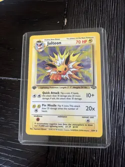 Pokemon Jolteon TCG Jungle 4/64 Holo 1st Edition Rare Card - Image 2