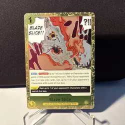Blaze Slice OP07-116 R ENG One Piece Card Game - Image 1