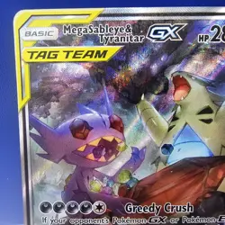 Mega Sableye & Tyranitar GX 💎- 226/236 - Pokemon Unified Minds Full Art Card NM - Image 2