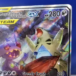 Mega Sableye & Tyranitar GX 💎- 226/236 - Pokemon Unified Minds Full Art Card NM - Image 3