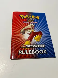 Pokemon Trading Card Game Sapphire Theme Deck (2003) with Accessories! - Image 4