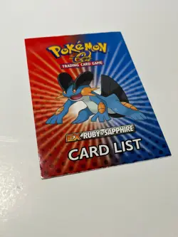 Pokemon Trading Card Game Sapphire Theme Deck (2003) with Accessories! - Image 5
