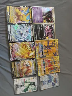 Jumbo Pokemon Ex Lot 10 Card Lot NM - Pikachu / Lugia / Charizard - Image 1