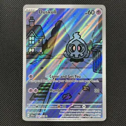 Pokemon TCG Shrouded Fable Duskull Card 068/064 Illustration Rare - Image 1