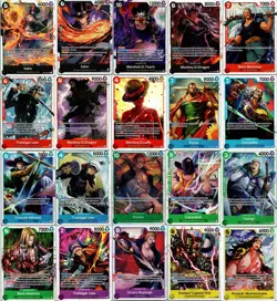 One Piece Card Game 20 Karten Bundle Englisch Luffy Shanks Law Sabo - Image 1