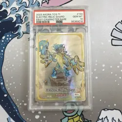2023 Akora Electric Relic Shard Serialised 3/3 Ikithia X eBay Pop 1 PSA 10 Card - Image 1