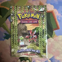 Neo Discovery - Pokemon Card Lists Poster Checklist - WOTC Vintage - Scizor Natu - Image 1