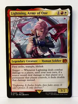 MTG Final Fantasy Lightning Army of One 0233 Mythic Rare Englisch - Image 1