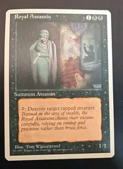 Royal Assassin Core Set 4th Edition MTG Regular Moderately Played - Image 1