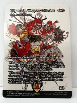 MTG Final Fantasy Gilgamesh Weapon Collector 0013 Rare Englisch - Image 1