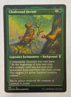 MTG - Cloakwood Hermit - Etched Foil - CL: Battle for Baldur's Gate - Image 1