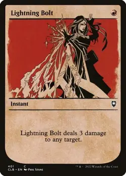 Lightning Bolt - Showcase CLB LP MTG - Image 1