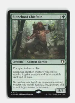 Stonehoof Chieftain 325 Commander Masters MTG NM - Image 1