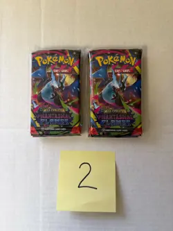 Pokemon Mega Evolution Phantasmal Flames Booster Packs Art Set - 2 Set Of 4 - Image 2