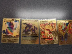 Pokemon Charizard Pikachu Card Lot Of 30 VMAX EX Gx V Gold Foil Fan Art Cards - Image 4