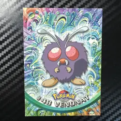 Topps 1999 Tv Animation Pokemon #48 Venonat LP - Image 1